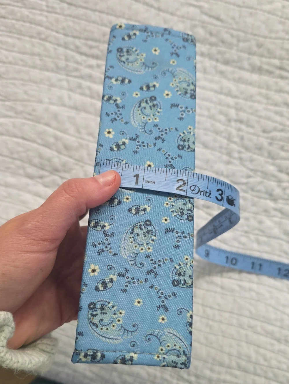 NWT Laura Ashley Blue Bandana Pencil Pouch